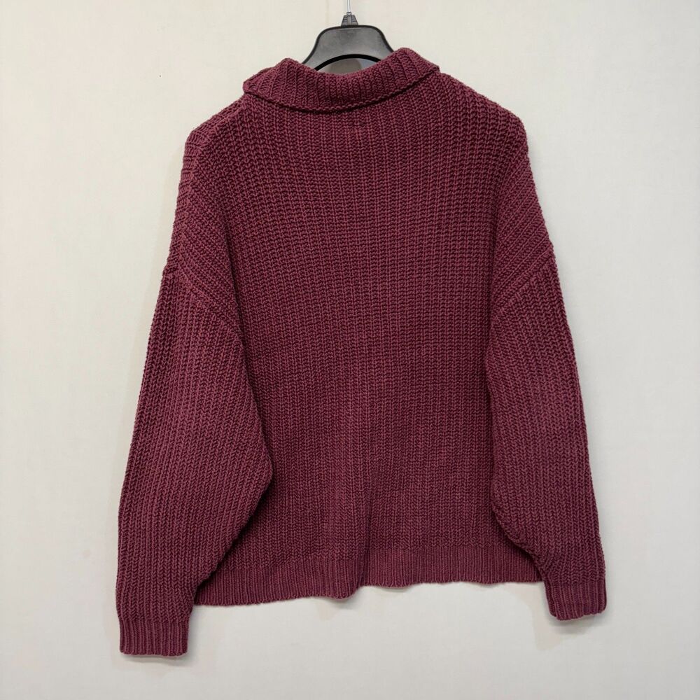 Free People Women Oversized Thick Cable Knit Sweater Size Small C042 -3 - Picture 12 of 16